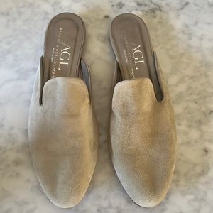 AGL suede mules